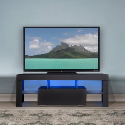 Streamdale Furniture Streamdale 43" Led Tv Stand With Storage & Drawer