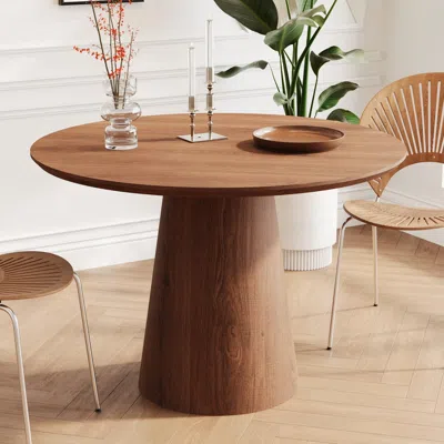 Streamdale Furniture Streamdale 43" Round Wood Dining Table