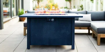 Streamdale Furniture Streamdale 44" Outdoor Patio Propane Gas Fire Pit Table (50,000 Btu)