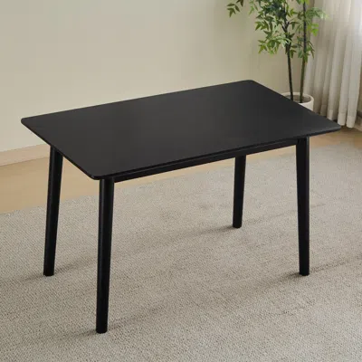 Streamdale Furniture Streamdale 47" Solid Wood Dining Table For Small Spaces