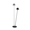 Streamdale Furniture Streamdale 47.5" In Led Double G-9 Matte Powder Black/silver Redman Brushed