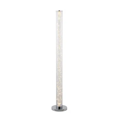 Streamdale Furniture Streamdale 49" Exposed Rope Led Minari Clear Column Floor Lamp