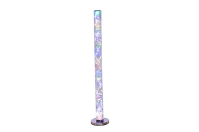 Streamdale Furniture Streamdale 49-inch Exposed Multi-colored Rope Led Namiri Column Floor Lamp
