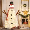 Streamdale Furniture Streamdale 4ft Pre-lit Snowman Christmas Tree With 100 Lights & 380 Branch Tips
