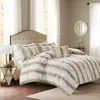 Streamdale Furniture Streamdale 4pc Faux Fur Comforter Set