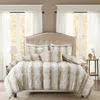 Streamdale Furniture Streamdale 4pc Faux Fur Comforter Set