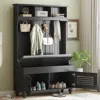 Streamdale Furniture Streamdale 5-in-1 Entryway Bench With Coat Rack And Storage