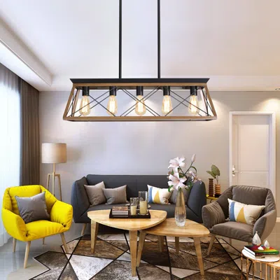 Streamdale Furniture Streamdale 5-light Farmhouse Chandeliers For Dining Room