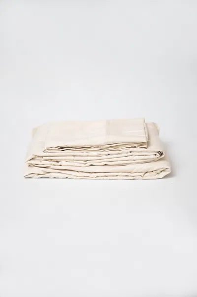 Streamdale Furniture Streamdale 5-piece Cream Bamboo Split King Hypoallergenic Sheet Set