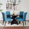 Streamdale Furniture Streamdale 5-piece Dining Set, Cross-buck Dining Table With 4 Stylish Chairs