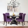 Streamdale Furniture Streamdale 5-piece Dining Set, Cross-buck Dining Table With 4 Stylish Chairs