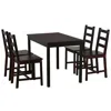 Streamdale Furniture Streamdale 5-piece Dining Table Set: Wooden Kitchen Table & Chairs