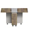 Streamdale Furniture Streamdale 5-piece Extendable Dining Table Set With Storage