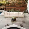Streamdale Furniture Streamdale 5-piece Patio Furniture Set: All-weather Outdoor Sectional Sofa