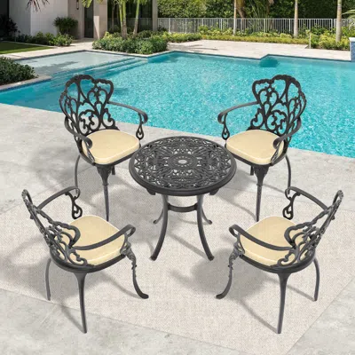 Streamdale Furniture Streamdale 5-piece Patio Furniture Set With Cushions
