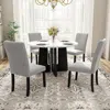 Streamdale Furniture Streamdale 5-piece Round Dining Set: Chairs & 43" Table