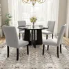 Streamdale Furniture Streamdale 5-piece Round Dining Set: Chairs & 43" Table