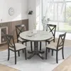 Streamdale Furniture Streamdale 5 Pieces Dining Table And Chairs Set For 4 Persons