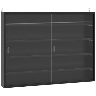 Streamdale Furniture Streamdale 5-tier Glass Display Cabinet With Adjustable Shelves