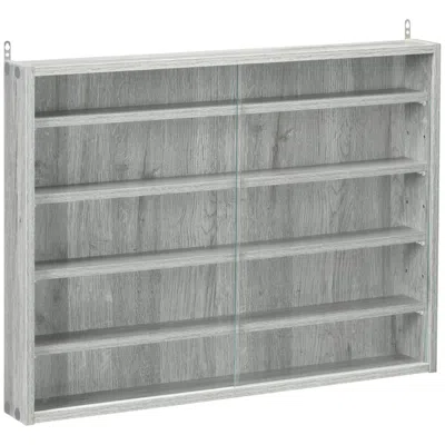 Streamdale Furniture Streamdale 5-tier Glass Display Cabinet With Adjustable Shelves