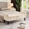 Streamdale Furniture Streamdale 51.5" Bed Bench With Storage Velvet
