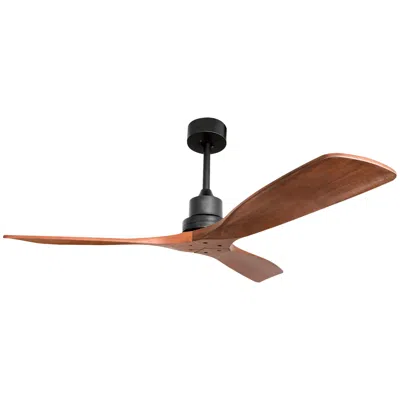 Streamdale Furniture Streamdale 52 Inch Outdoor Farmhouse Ceiling Fan With Remote Carved Wood Fan