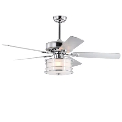 Streamdale Furniture Streamdale 52" Led Ceiling Fan With Drum Shade And Remote