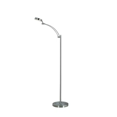 Streamdale Furniture Streamdale 54-inch-long Tinsley Silver Integrated Led Task Floor Lamp