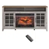 Streamdale Furniture Streamdale 55 Inch Tv Media Stand With Electric Fireplace Kd Inserts Heater
