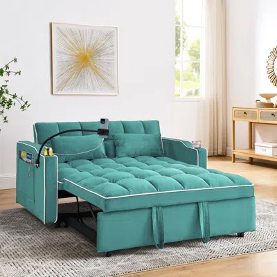 Streamdale Furniture Streamdale 55.5" Adjustable Sofa Bed With Usb Port