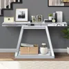 Streamdale Furniture Streamdale 55.9" Modern Luxe Full-body Mirror Console Table
