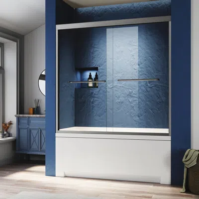 Streamdale Furniture Streamdale 56-60" Tempered Glass Walk-in Shower Door