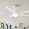 Streamdale Furniture Streamdale 56 In Integrated Led Ceiling Fan Lighting With White Abs Blade