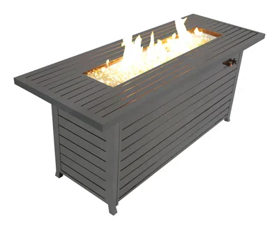 Streamdale Furniture Streamdale 57 In Outdoor Gas Propane Fire Pits Table