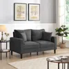 Streamdale Furniture Streamdale 57" Loveseat Sofa, Wooden Frame, Comfy, Modern Style