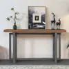 Streamdale Furniture Streamdale 59" Narrow Console Table - Entryway/sofa Table