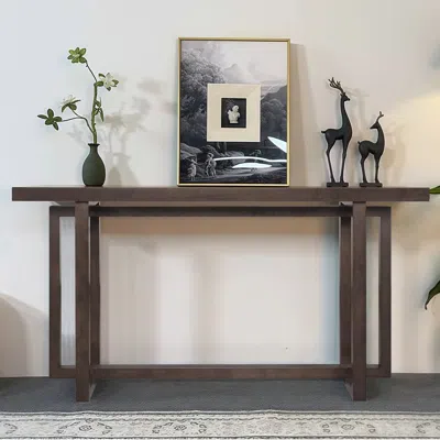 Streamdale Furniture Streamdale 59" Narrow Console Table - Entryway/sofa Table