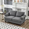 Streamdale Furniture Streamdale 59.5" Modern Grey Loveseat In Gray