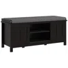Streamdale Furniture Streamdale 6-compartment Entryway Shoe Bench With Sliding Doors
