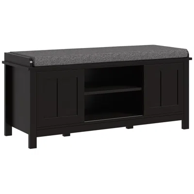 Streamdale Furniture Streamdale 6-compartment Entryway Shoe Bench With Sliding Doors