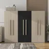 Streamdale Furniture Streamdale 6-doors Wooden Wardrobe Storage For Bedroom, With 2 Drawers Inside