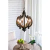 Streamdale Furniture Streamdale 6-light Farmhouse Wood Chandelier - Bulb Not Included In Brown