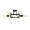 Streamdale Furniture Streamdale 6 Light Modern Sputnik Lights Semi Flush Mount Ceiling Light
