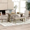 Streamdale Furniture Streamdale 6-piece Farmhouse Dining Table Set