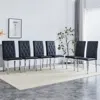 Streamdale Furniture Streamdale 6-piece Grid-back Dining Chairs Elegance And Mystery