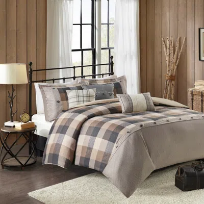 Streamdale Furniture Streamdale 6 Piece Herringbone Duvet Cover Set