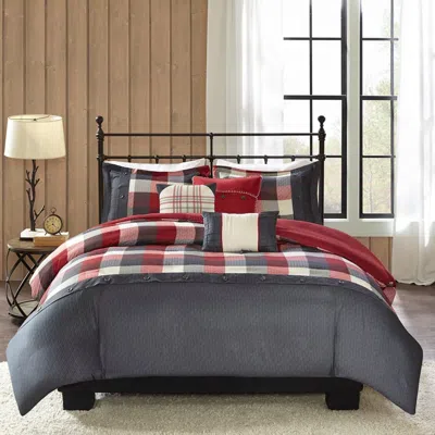 Streamdale Furniture Streamdale 6 Piece Herringbone Duvet Cover Set