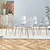 Streamdale Furniture Streamdale 6-piece Modern Minimalist Chair Set