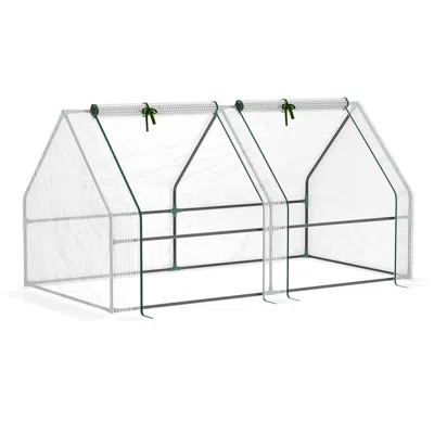 Streamdale Furniture Streamdale 6' X 3' X 3' Portable Mini Greenhouse Outdoor Garden With Large Zipper Doors And Water/uv