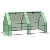 Streamdale Furniture Streamdale 6' X 3' X 3' Portable Mini Greenhouse Outdoor Garden With Large Zipper Doors And Water/uv